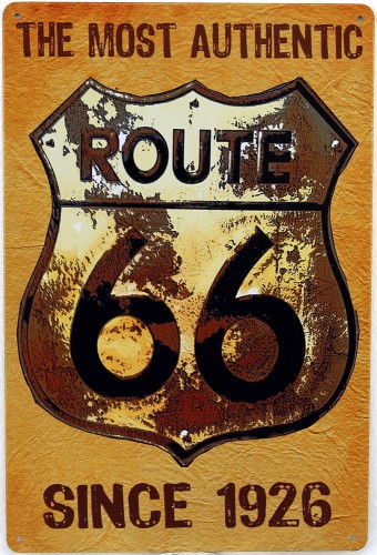 Plaque Route 66
